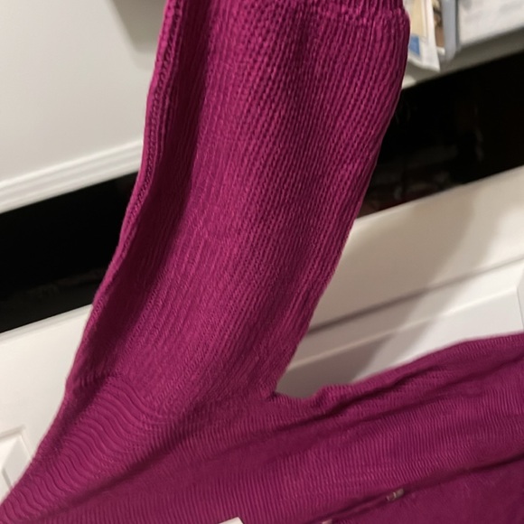 NWT Boutique Purchased Magenta Buttondown Cardigan - Picture 3 of 4